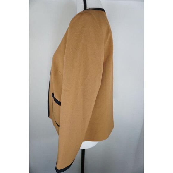 Nine West Women's Ponte Neck Jacket w/ Trimming Detail - Size 8 - Picture 10 of 16